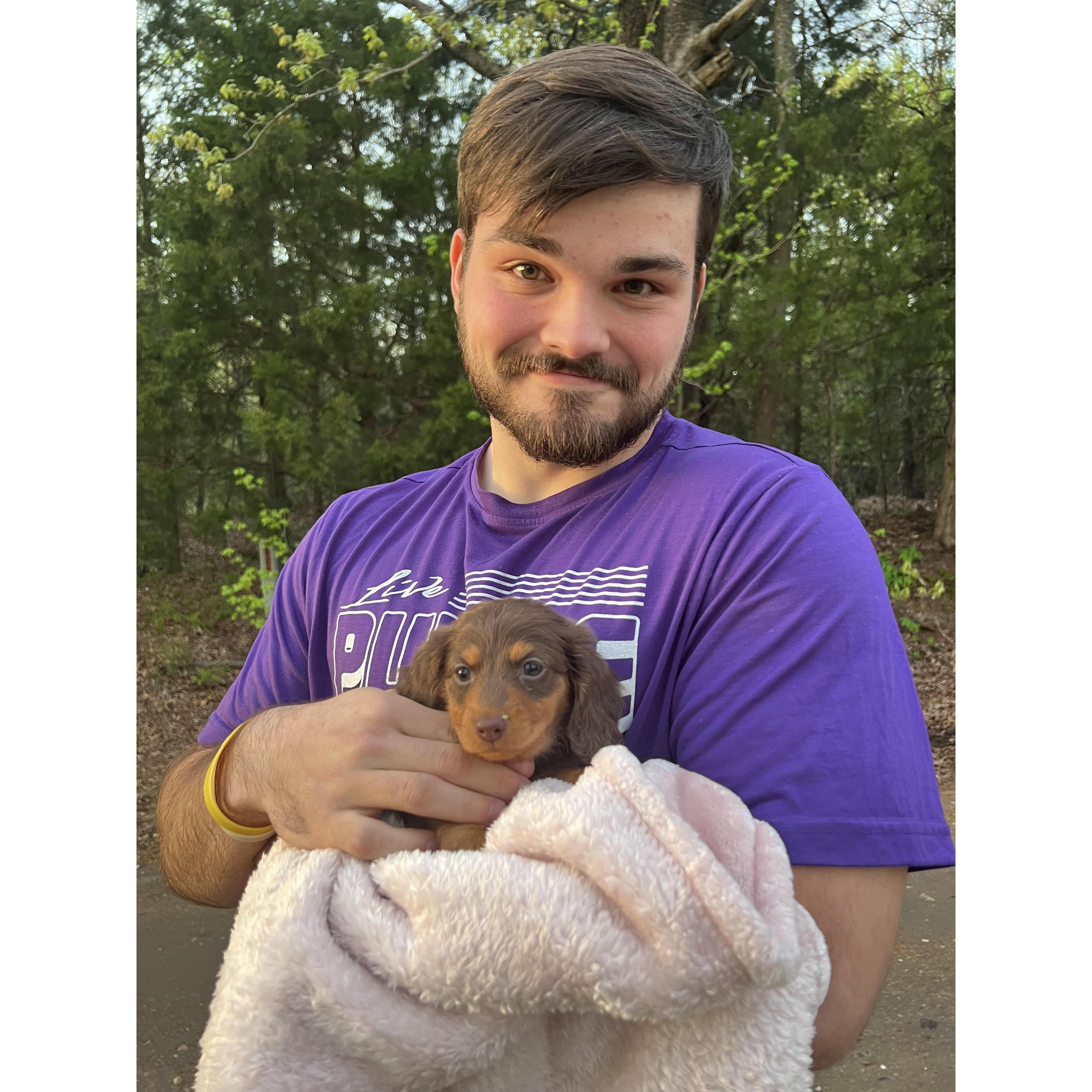 April 6th, Hayden and Rayen became parents! They welcomed Koda to their family!