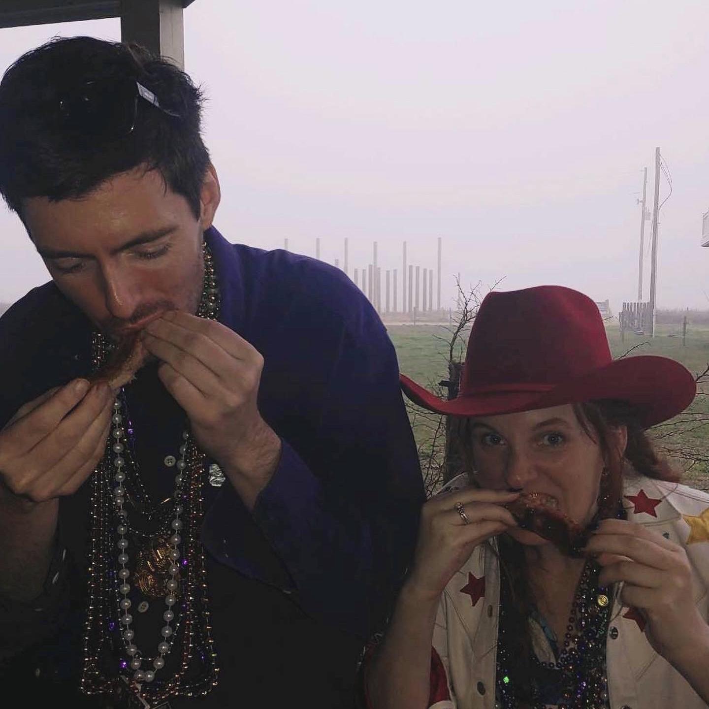 Meredith takes bbq very seriously.