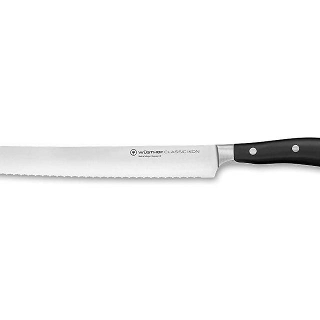 Wüsthof Classic IKON Bread Knife, 9-Inch, Double Serrated