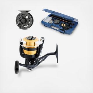 Sweepfire-F Spinning Executive Travel Pack Fly Fishing Combo