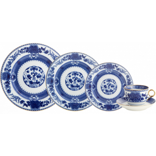IMPERIAL BLUE 5 PIECE PLACE SETTING