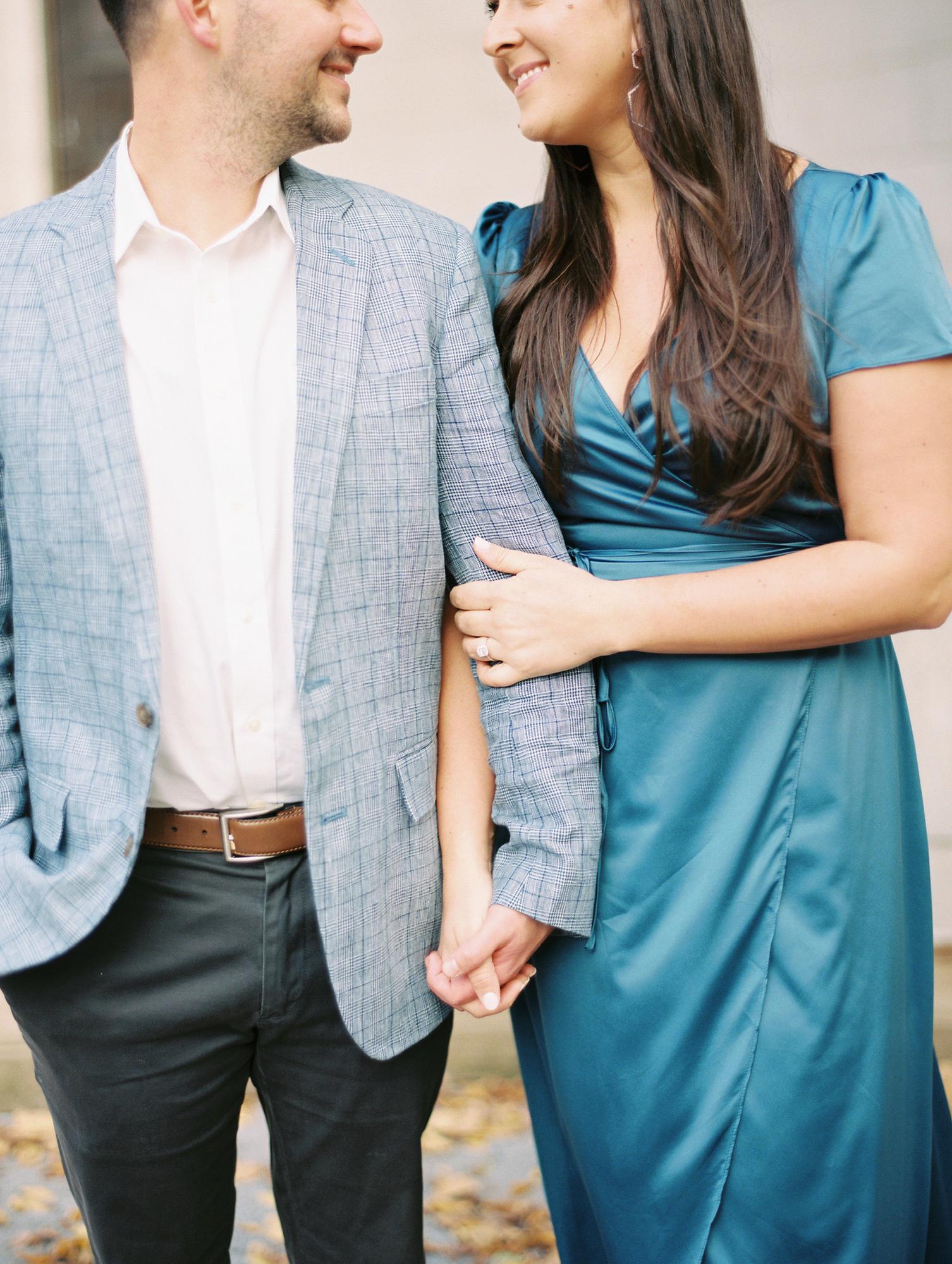 Engagement photos in Central Park 2021