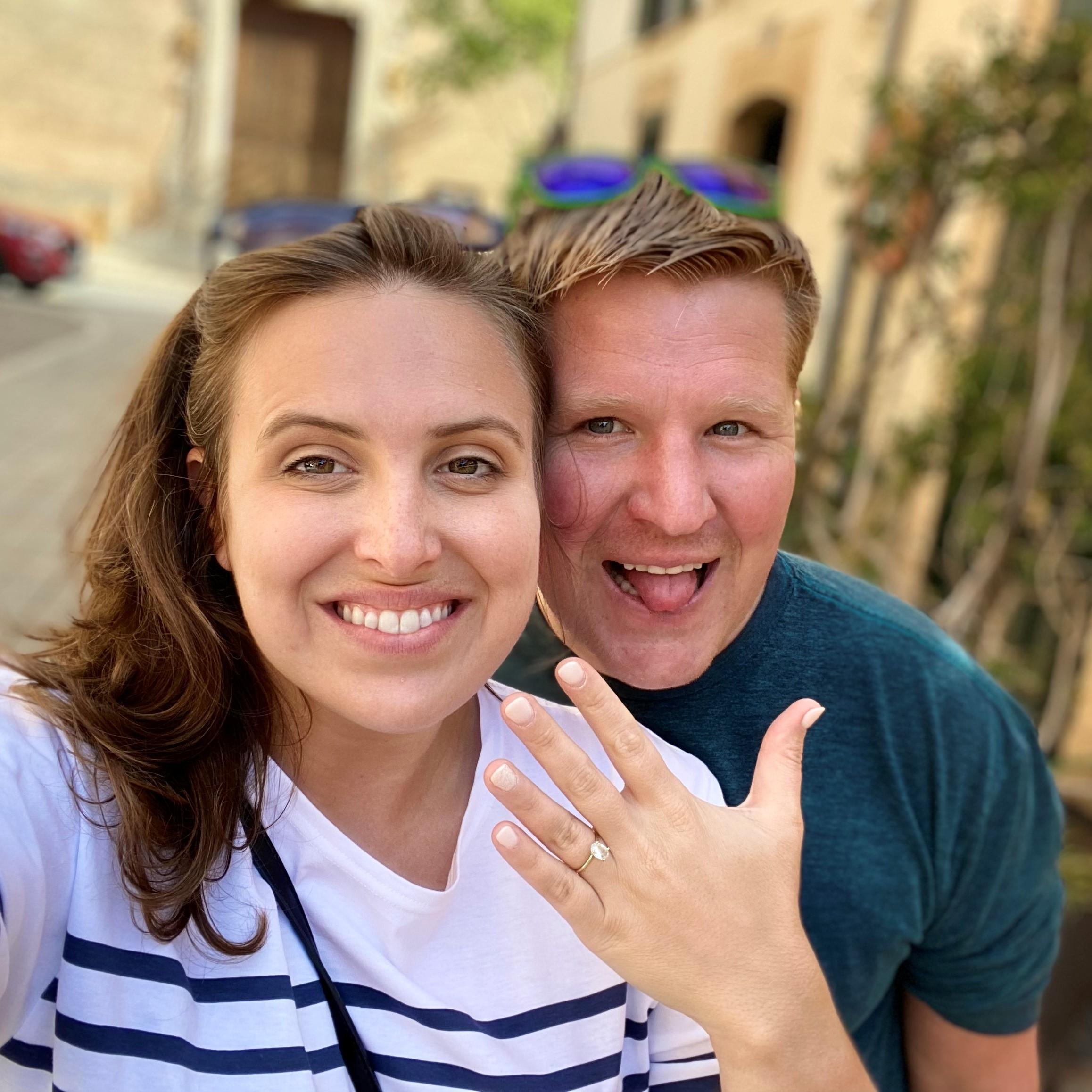 Our version of engagement photos!