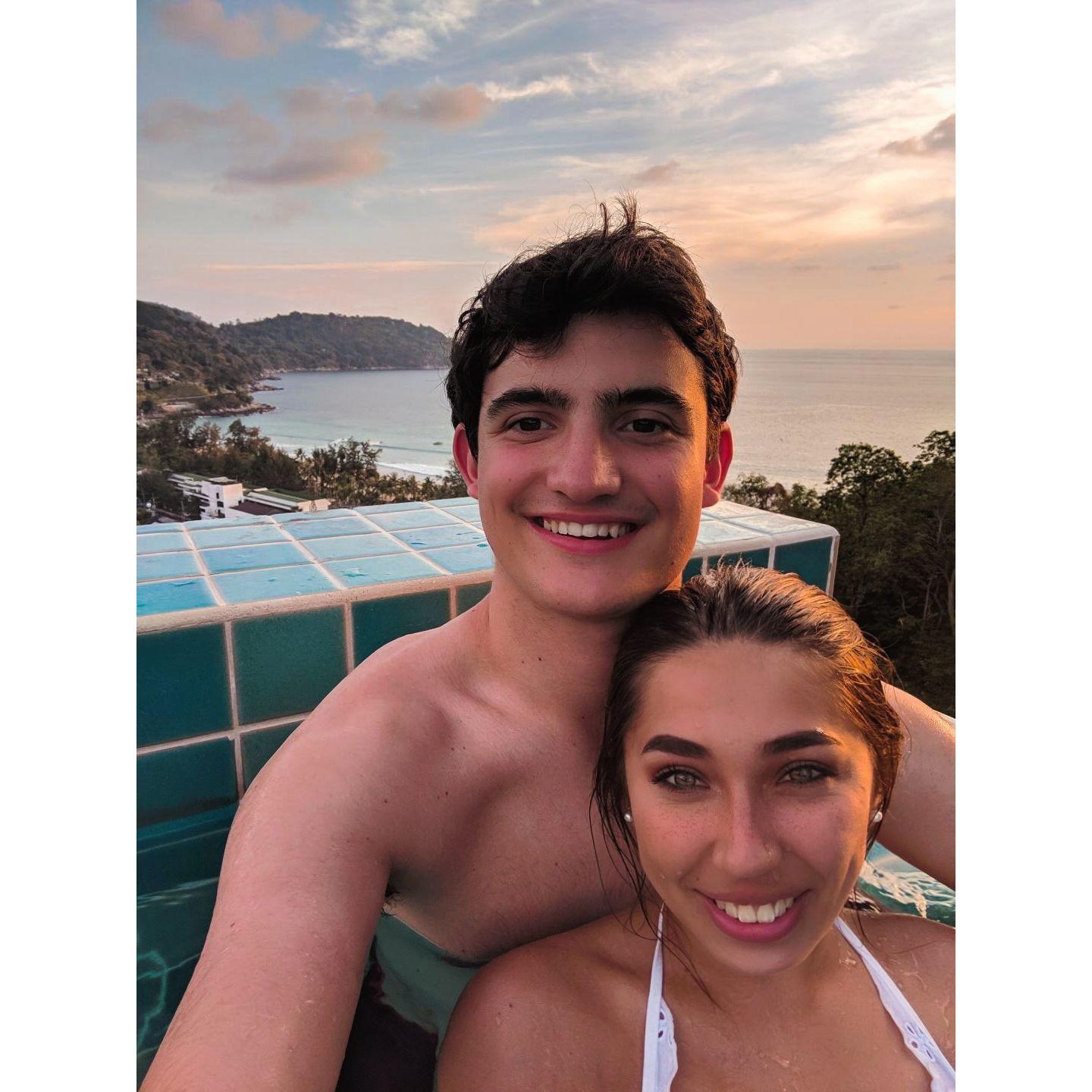 We spent 3 days in Phuket during study abroad to visit each other after being apart in Rome and Vietnam