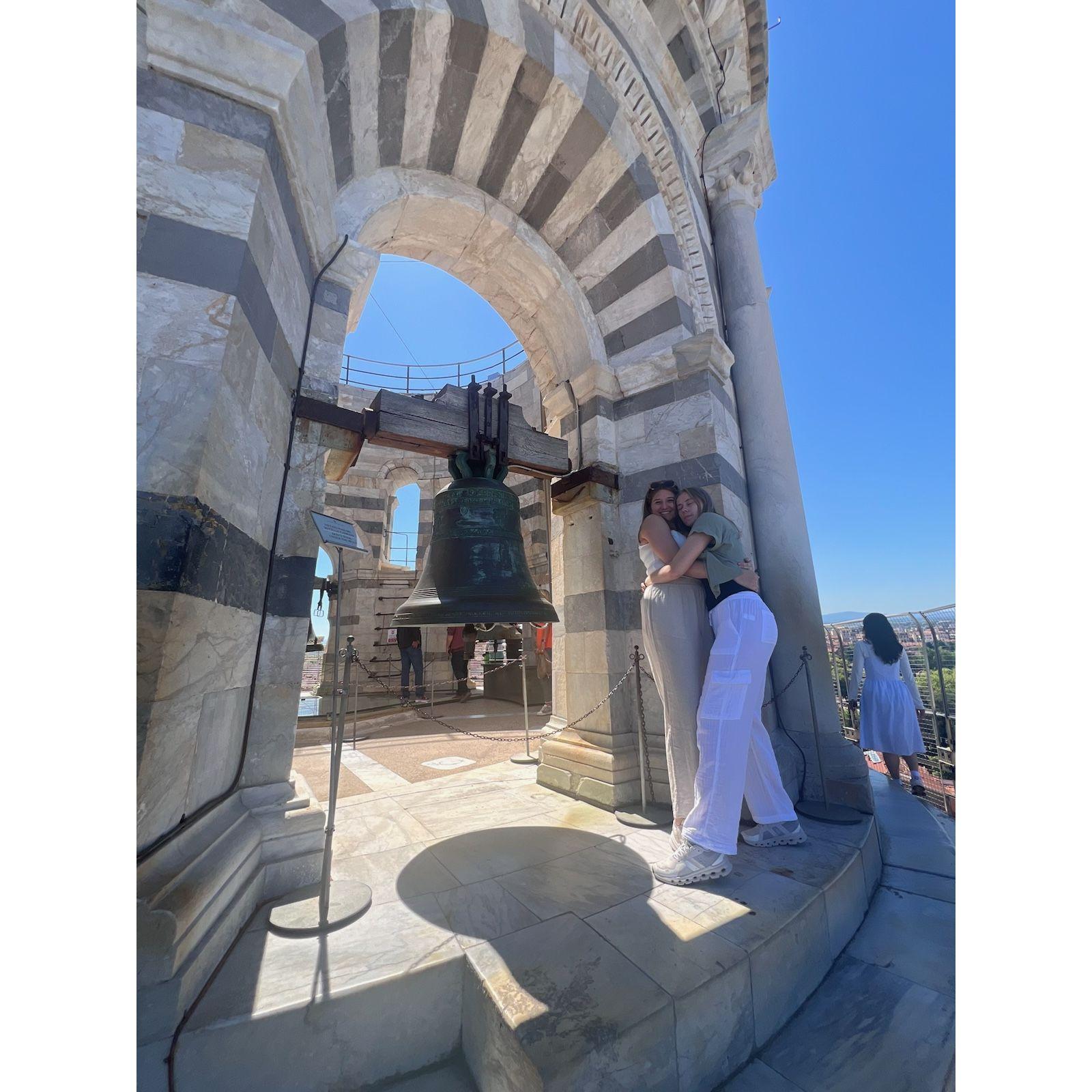Top of Leaning Tower of Pisa
