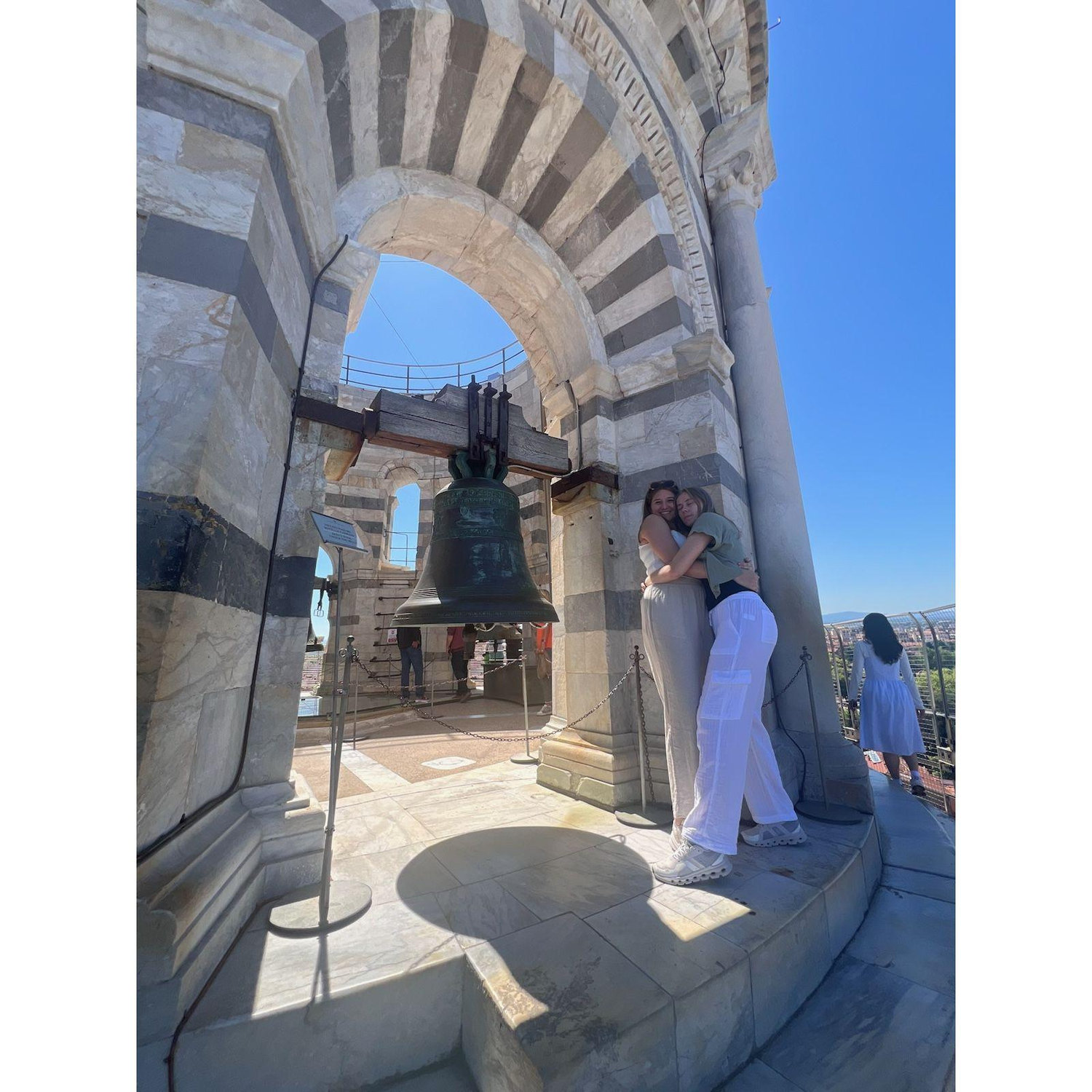 Top of Leaning Tower of Pisa