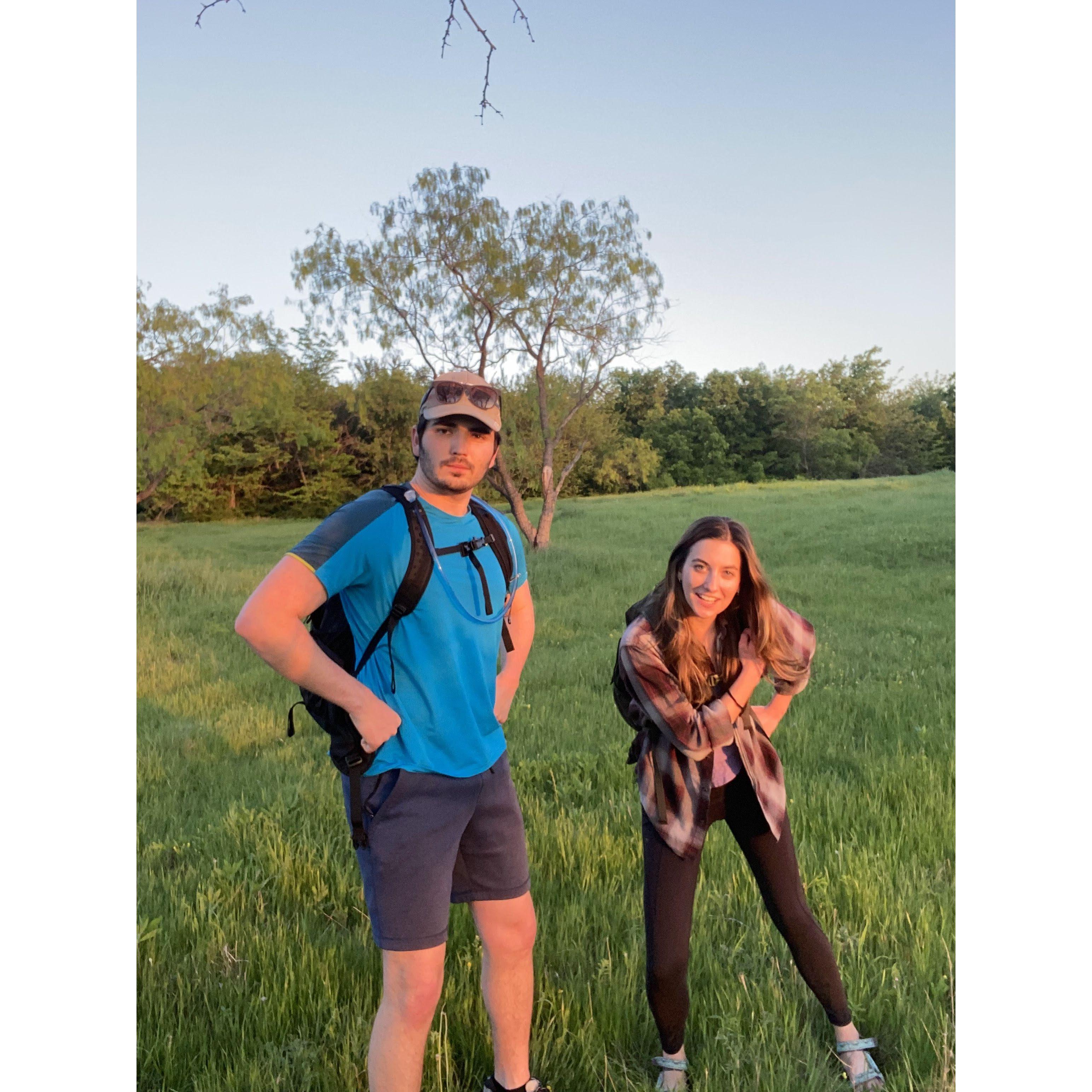 First official picture together... we've learned how to pose since then.