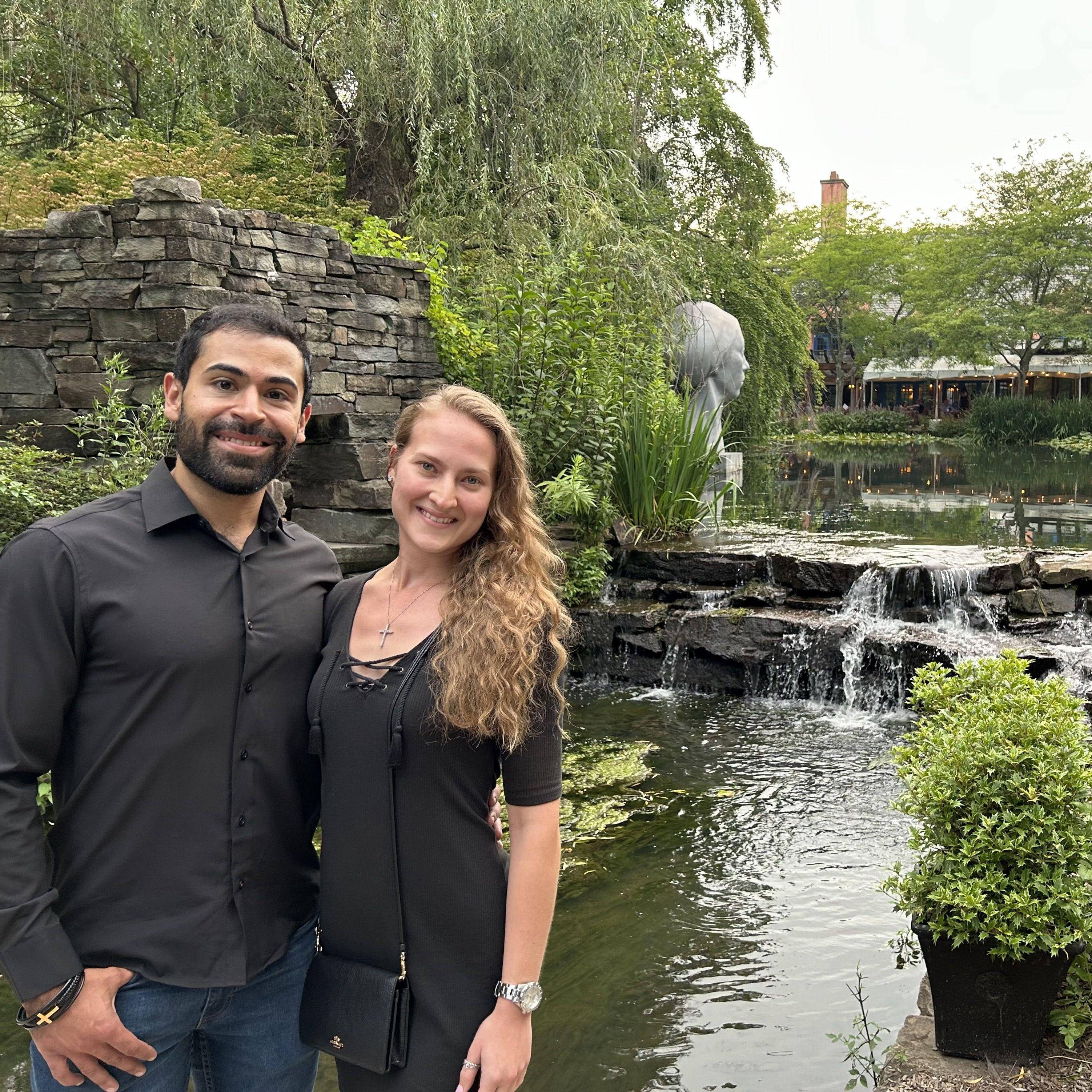 This photo was taken at Grounds for Sculpture on a double date with Jack and Sheila.