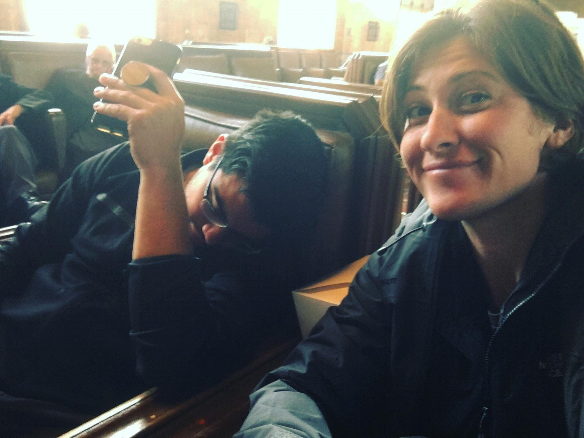 The time we took the train to LA to visit Ruben's sister, Jen.