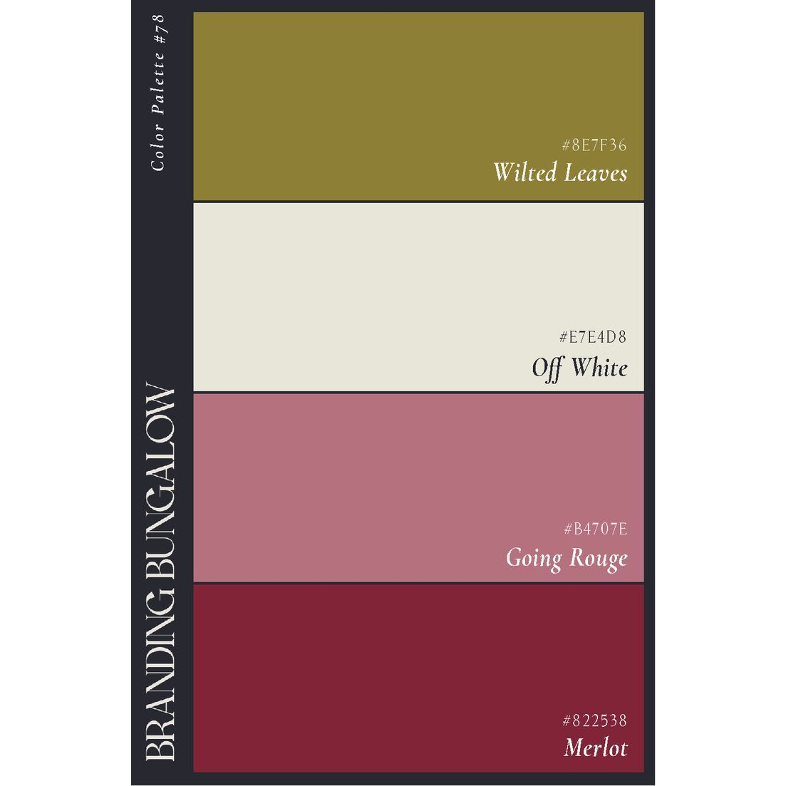 Our color pallet.
