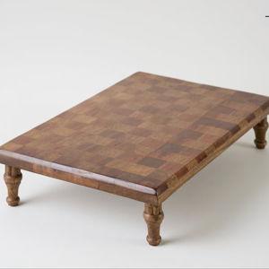 Large Checkered Wood Riser