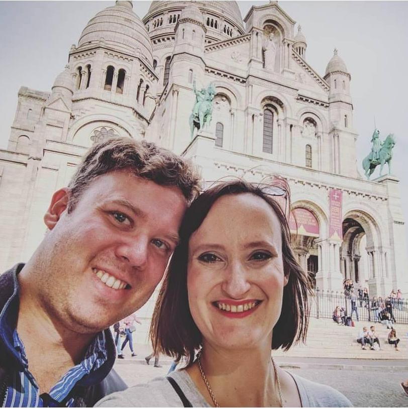 Selfie at Sacre Coeur