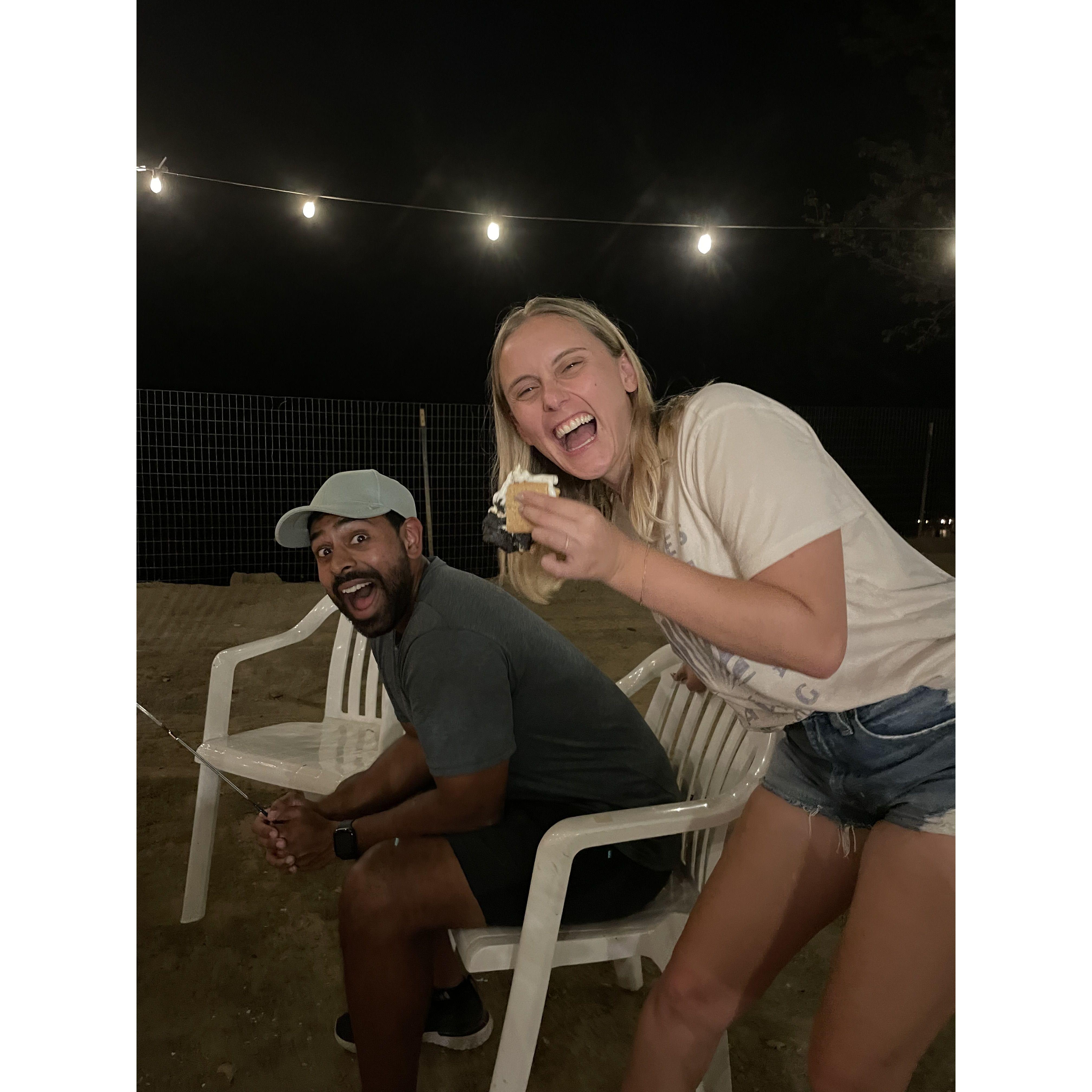 S'mores in Julian, CA.