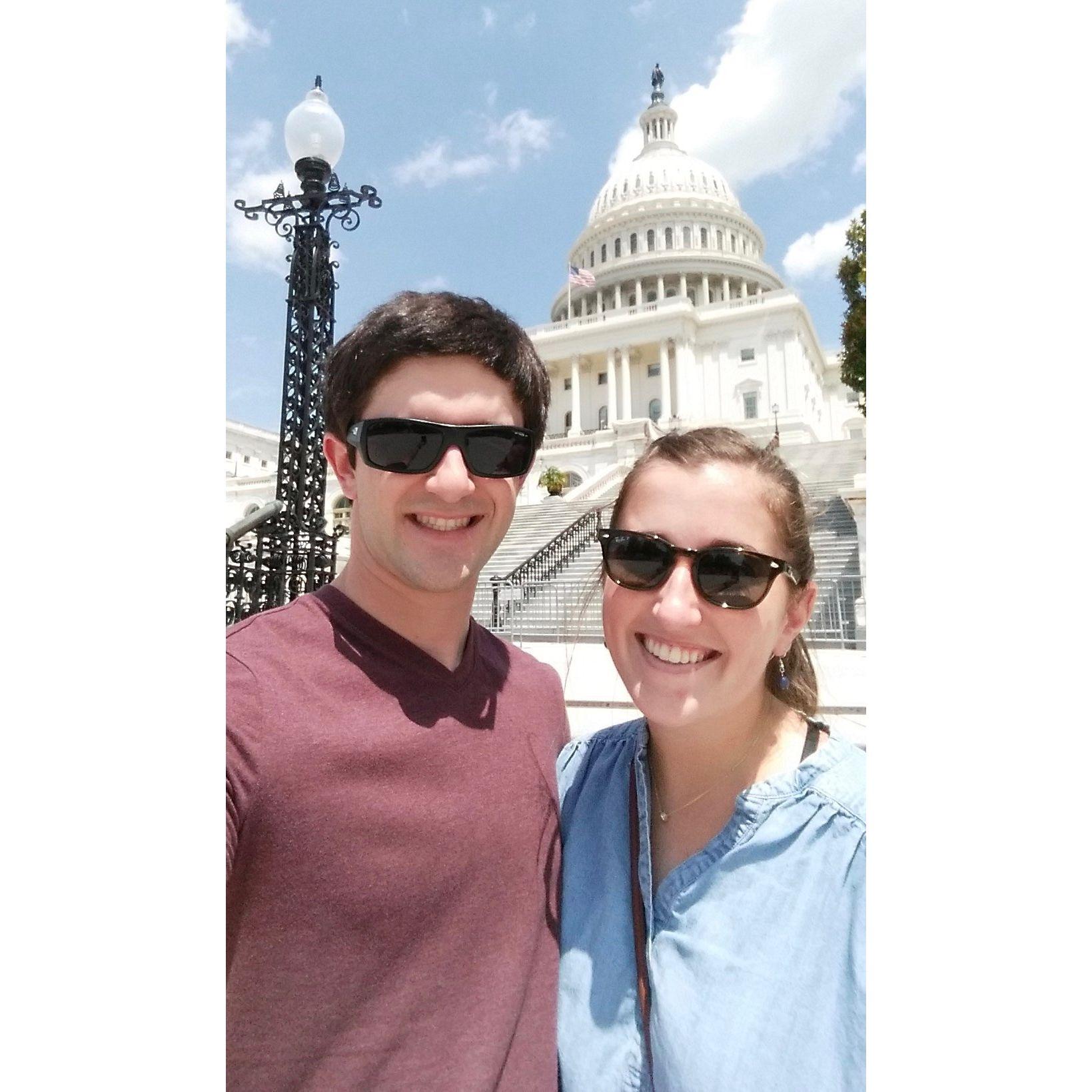 Exploring Washington, D.C. together