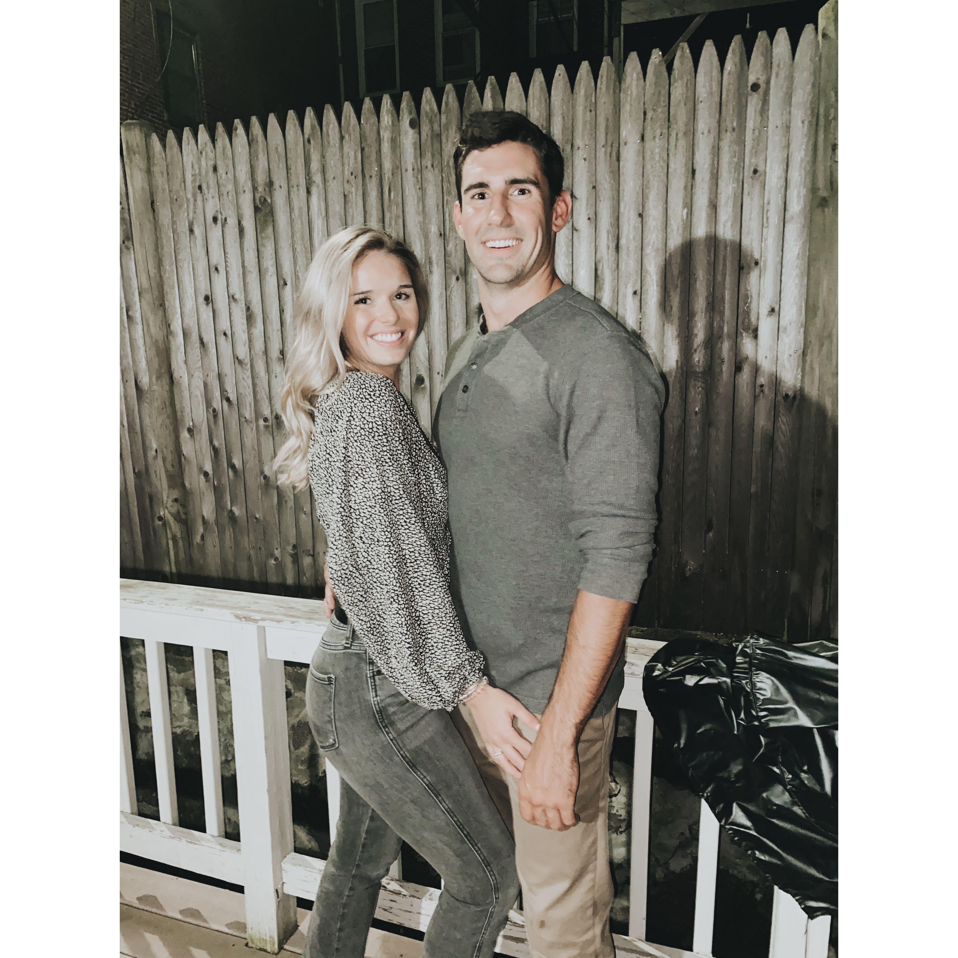 our first photo together!