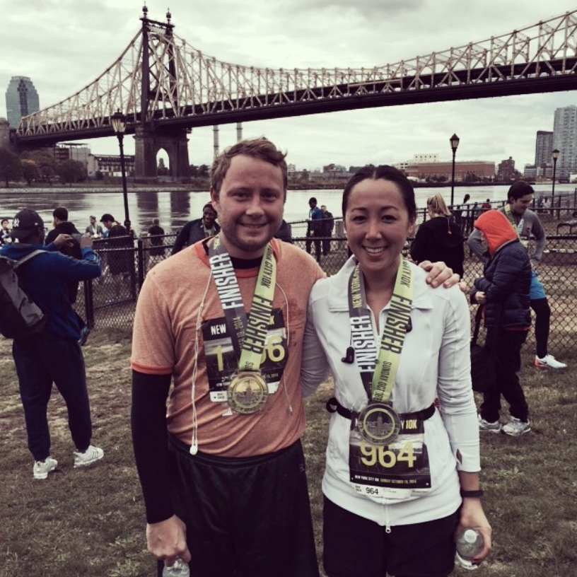 Running the NYC 10K (Roosevelt Island, October 2014)