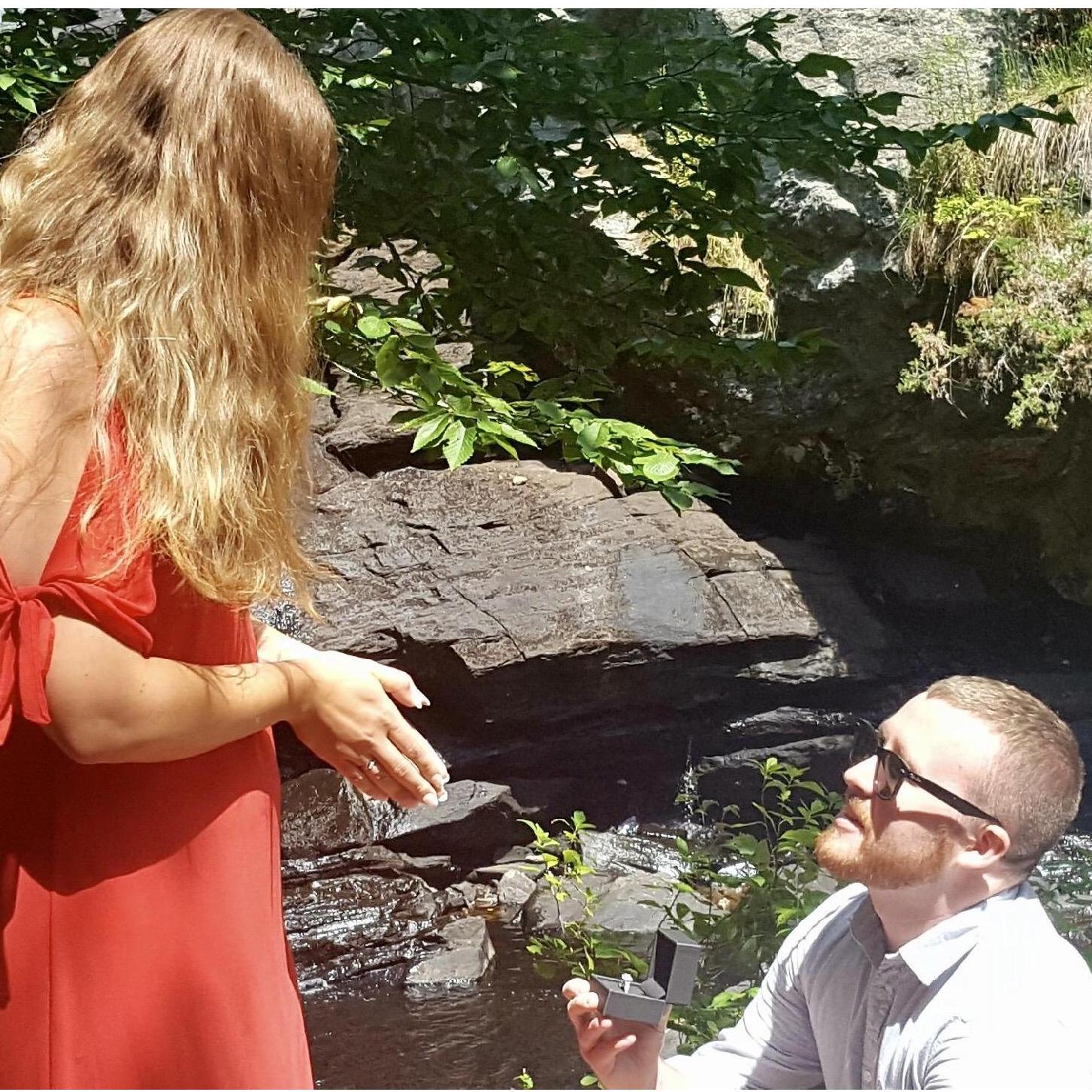 The moment I said "YES"!