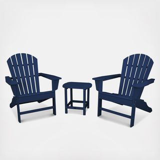 South Beach Outdoor Adirondack 3-Piece Set