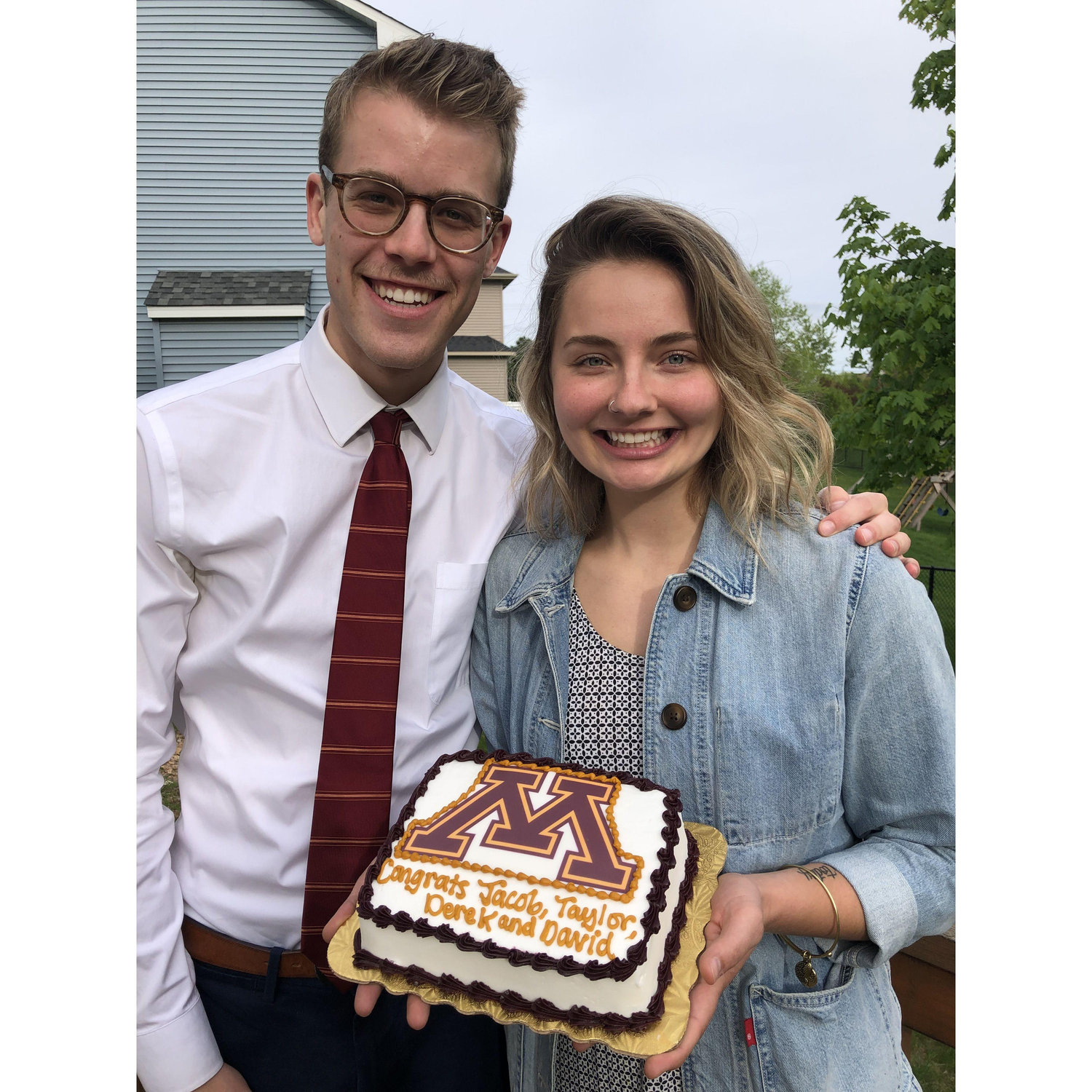 Graduation day from the University of Minnesota in 2019