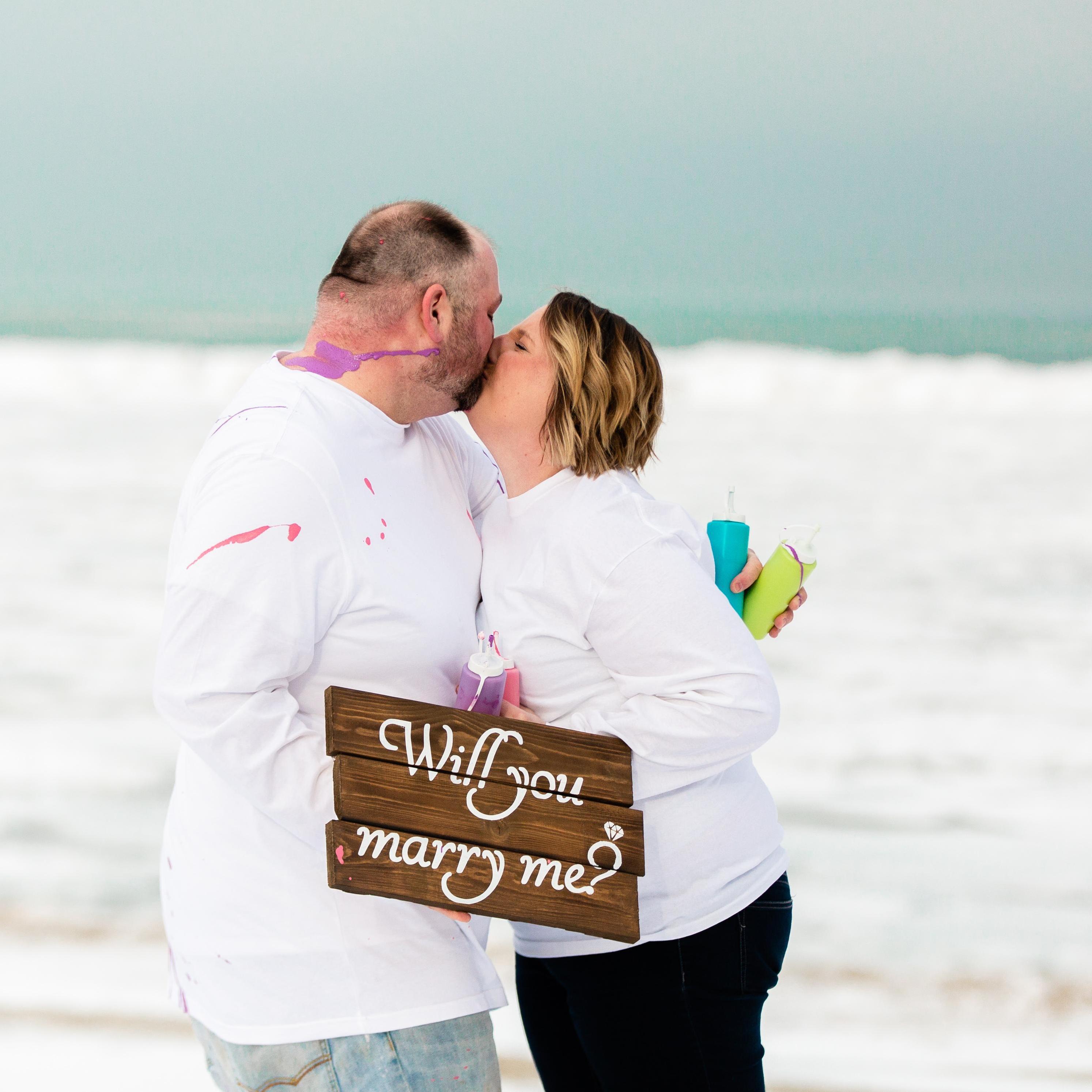 Sealing the answer with a Kiss!