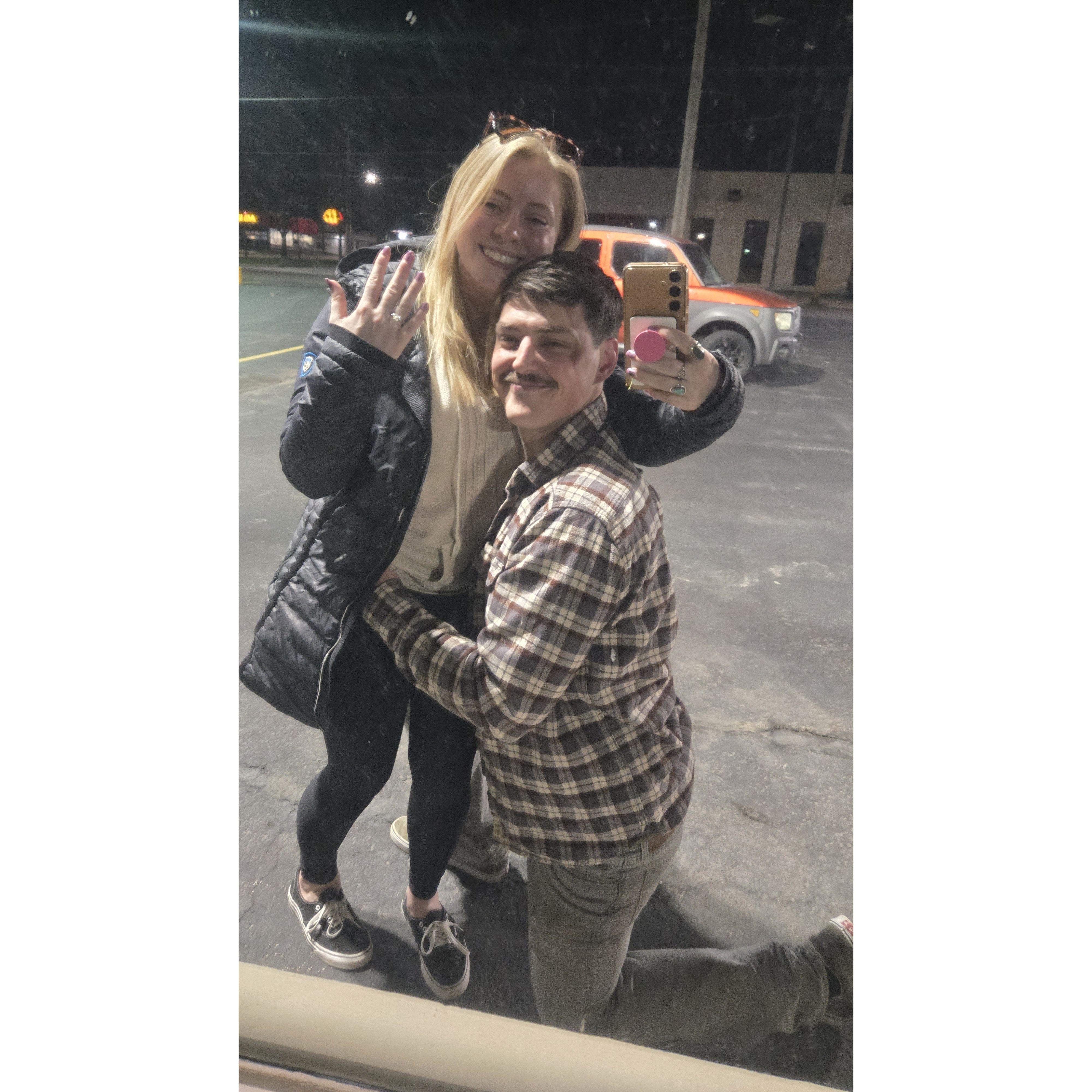 We're engaged! - April 6, 2025