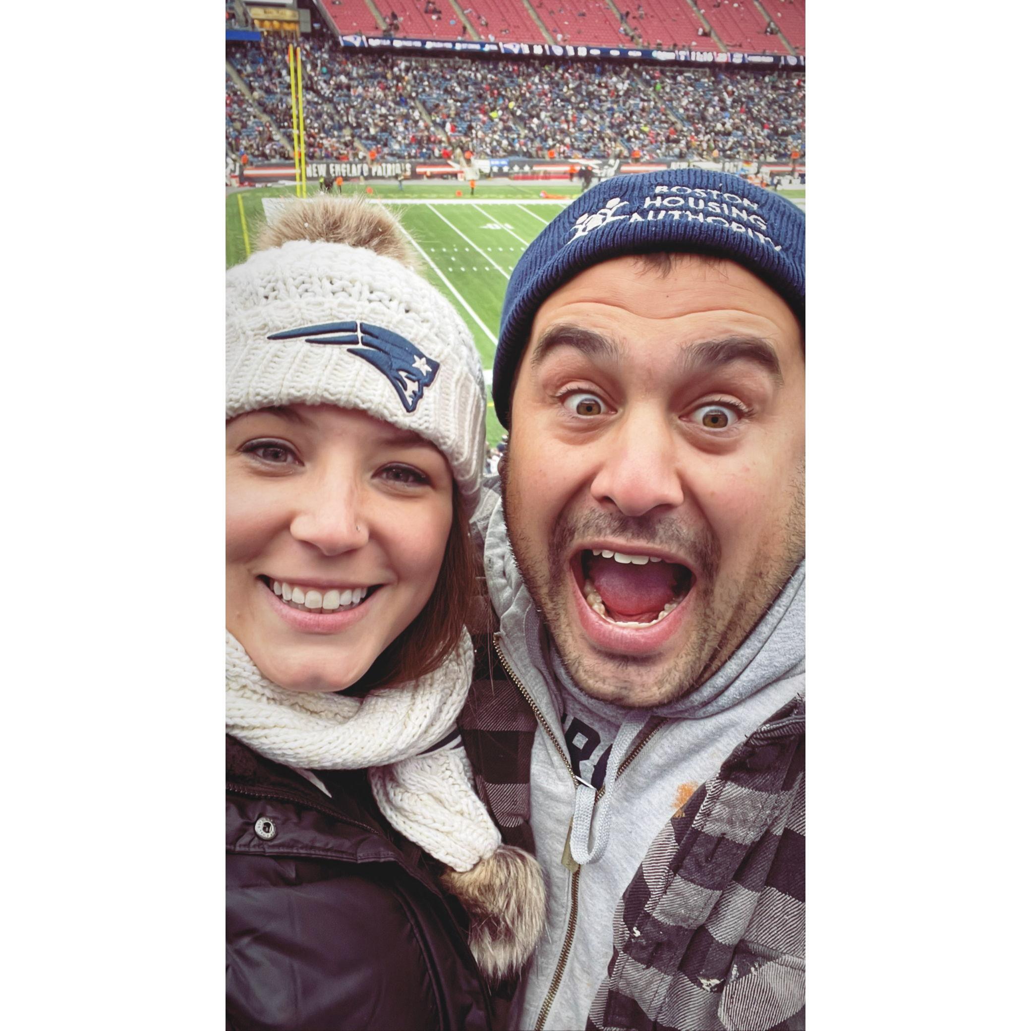Jonathan's 30th birthday at the Pats!