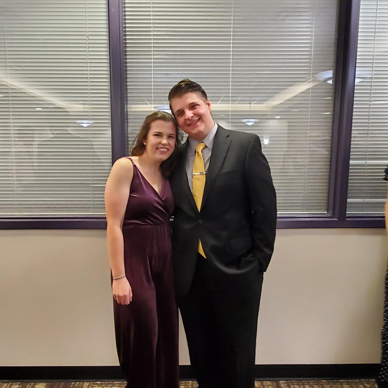 our first photo together after the 2019 band banquet!