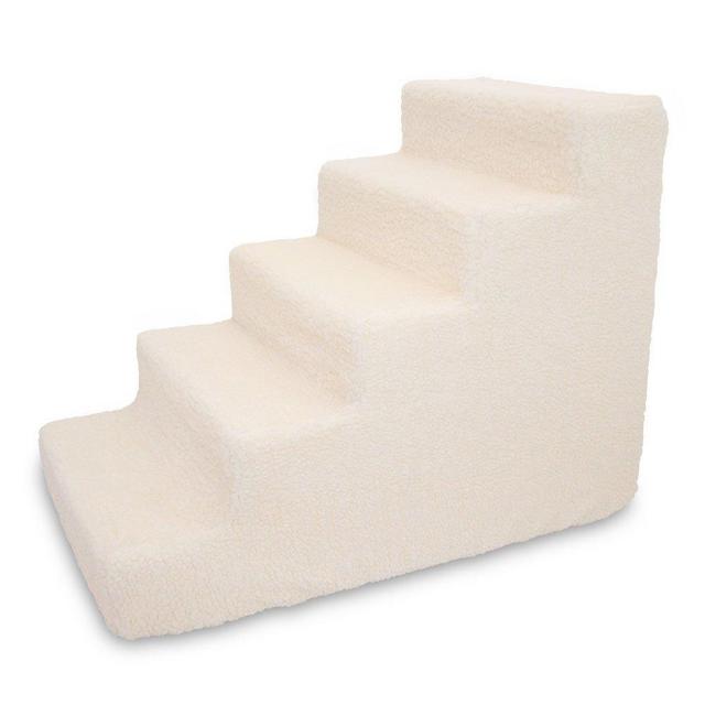 Best Pet Supplies Made in USA Pet Steps/Stairs with CertiPUR-US Certified Foam for Dogs & Cats