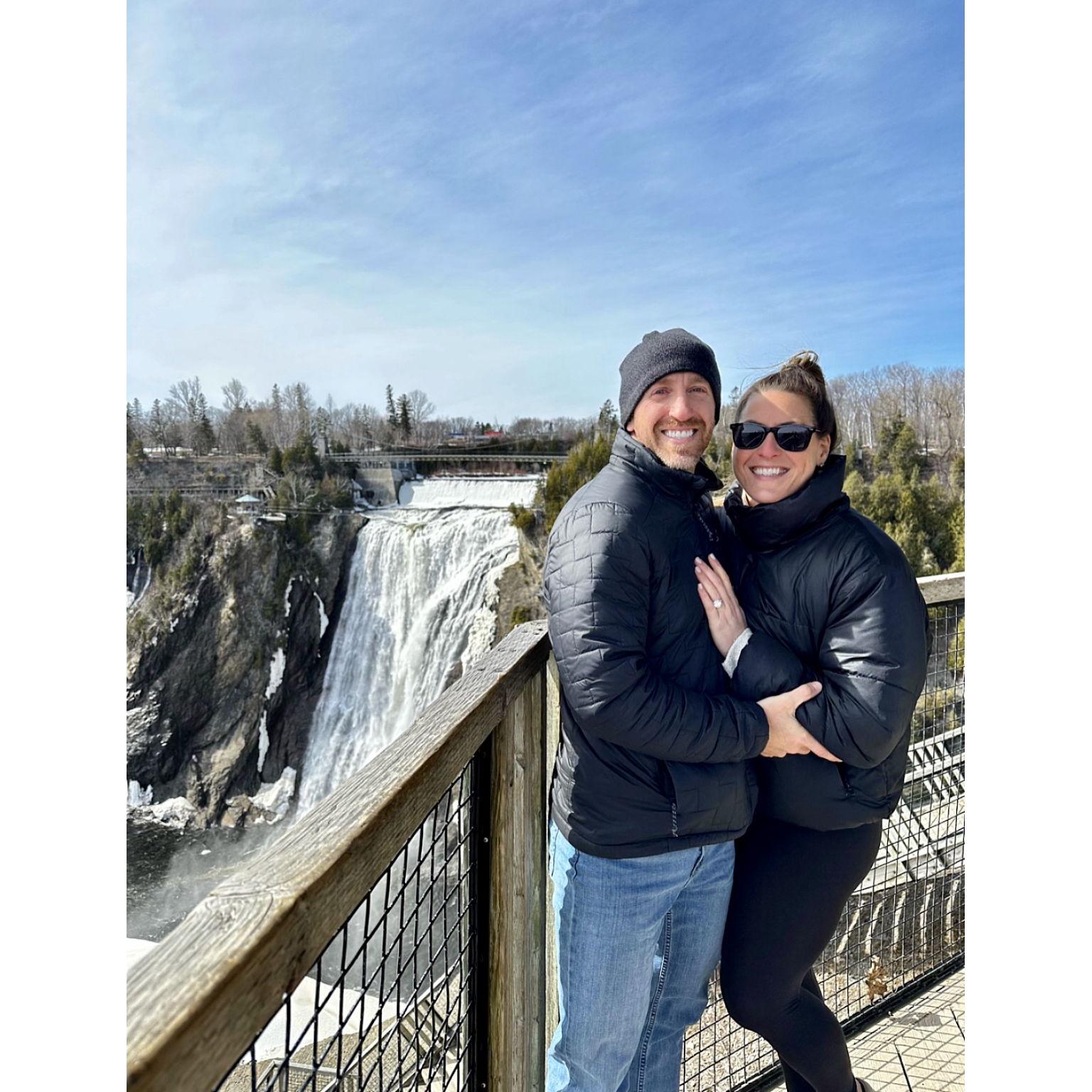 📍Montmorency Falls 💍 4.3.24