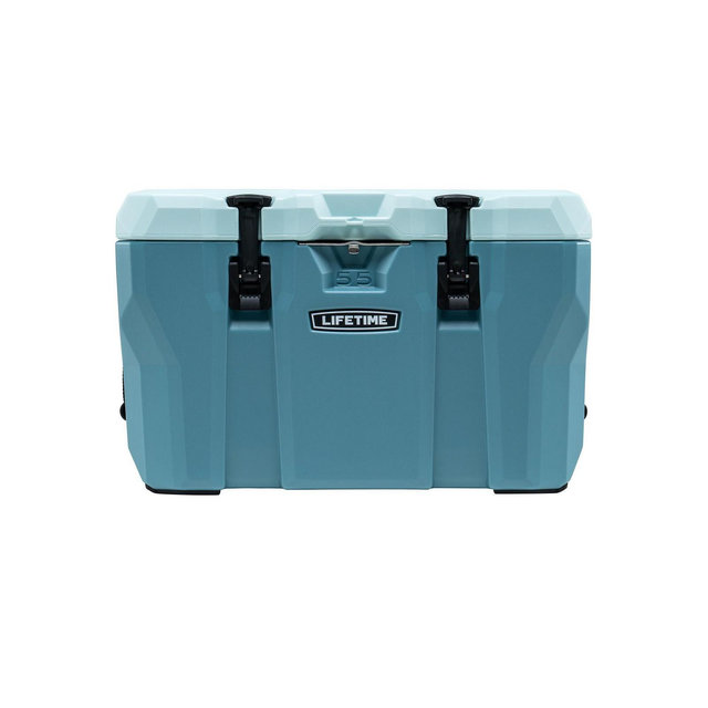 Lifetime Special Edition 55 Quart High Performance Cooler, Storm Blue