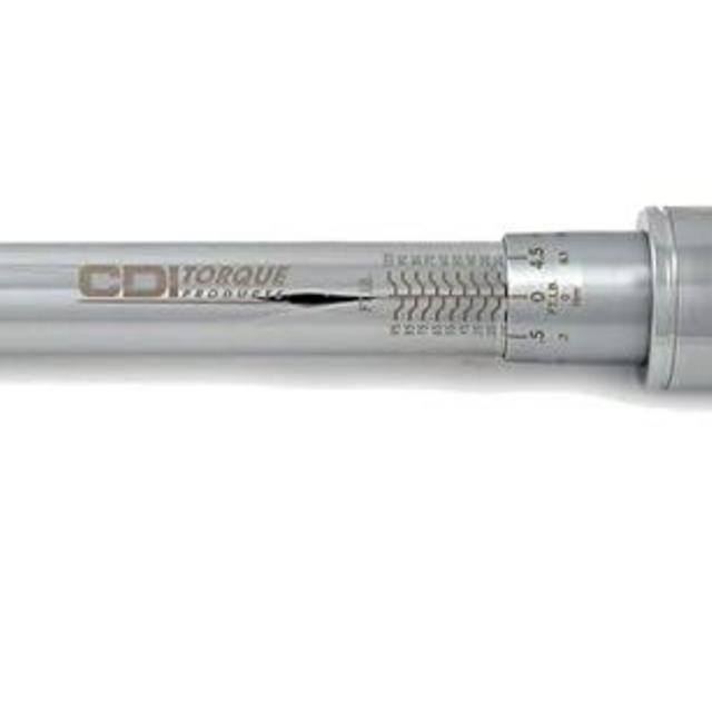 CDI 3/8 Inch Drive Adjustable Click Torque Wrench, Range 30-250 In Lbs / 4-27.7 Nm (2502MRMH)