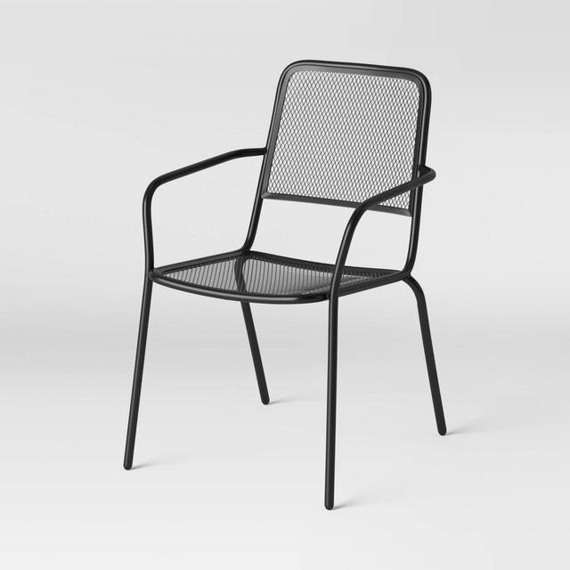 Metal Mesh Patio Stack Chair - Room Essentials™