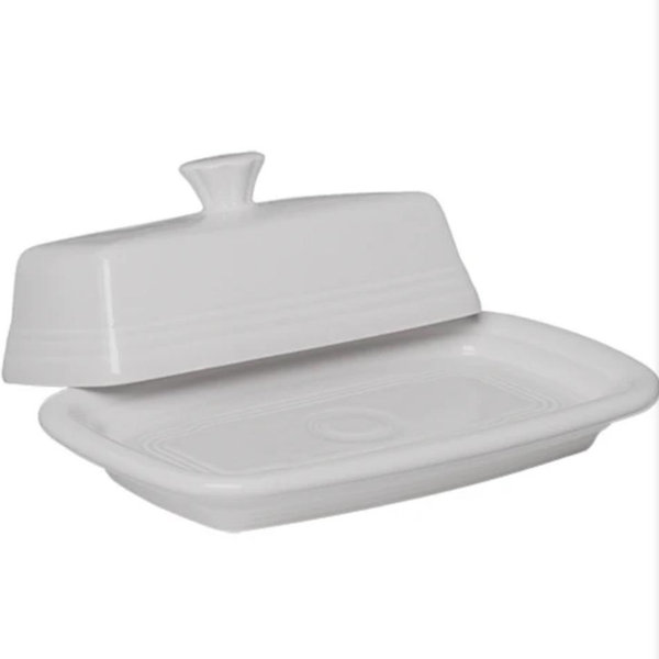 Extra Large Covered Butter Dish 8 1/8 Inch x 5 1/8 Inch