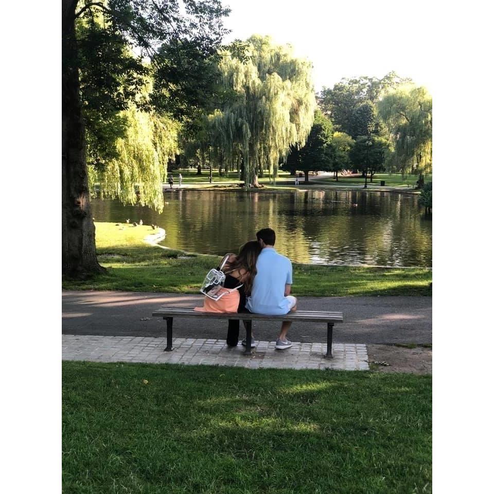 The bench scene from Good Will Hunting, our favorite movie!