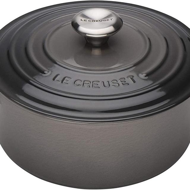 Le Creuset Enameled Cast Iron Signature Round Dutch Oven, 7.25 qt., Oyster
