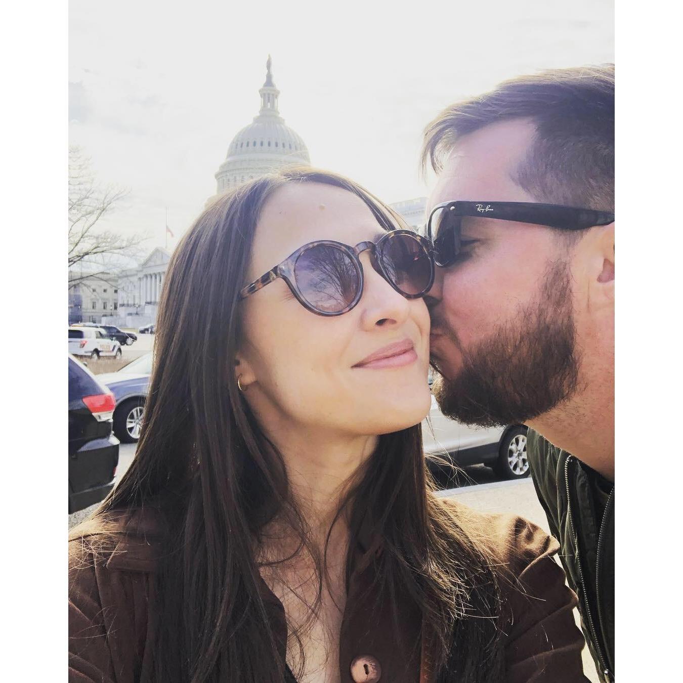 Devin took me to Washington D.C. for the first time for our second Valentines Day.