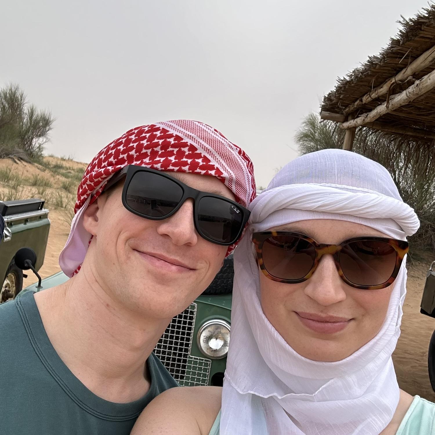 O & K’s first time in Dubai visiting Madison & Alihan!