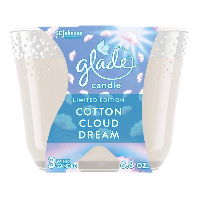 Glade 3 Wick Candle - Cotton Cloud Dream - 6.8oz