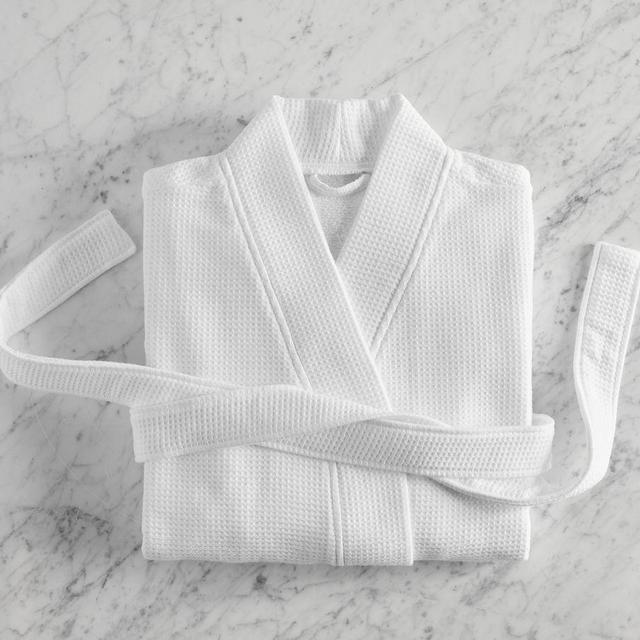 White Lightweight Resort Robe, Small