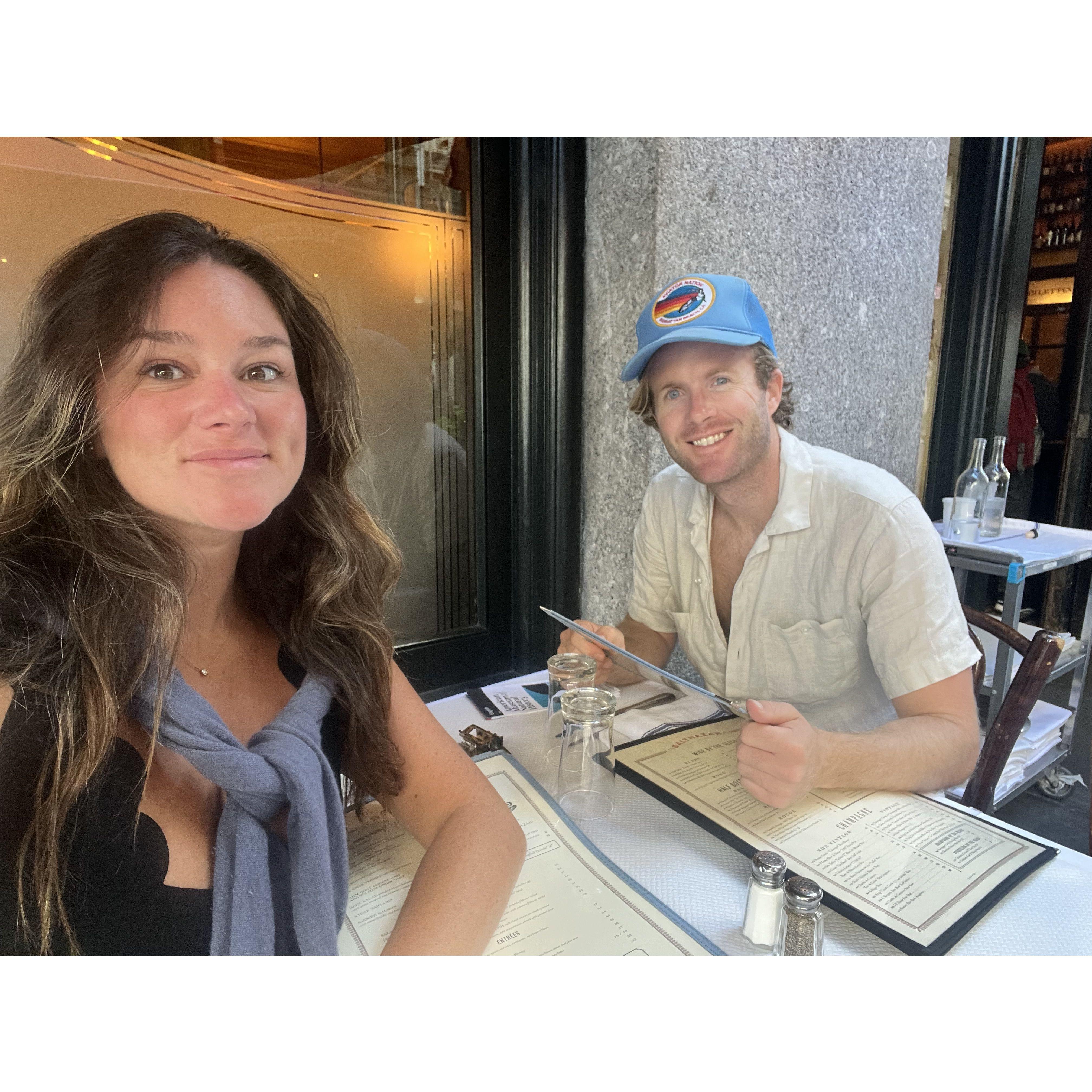 First time together in New York City