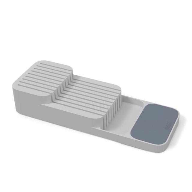 Joseph Joseph® DrawerStore™ 2-Tier Compact Knife Organizer in Grey