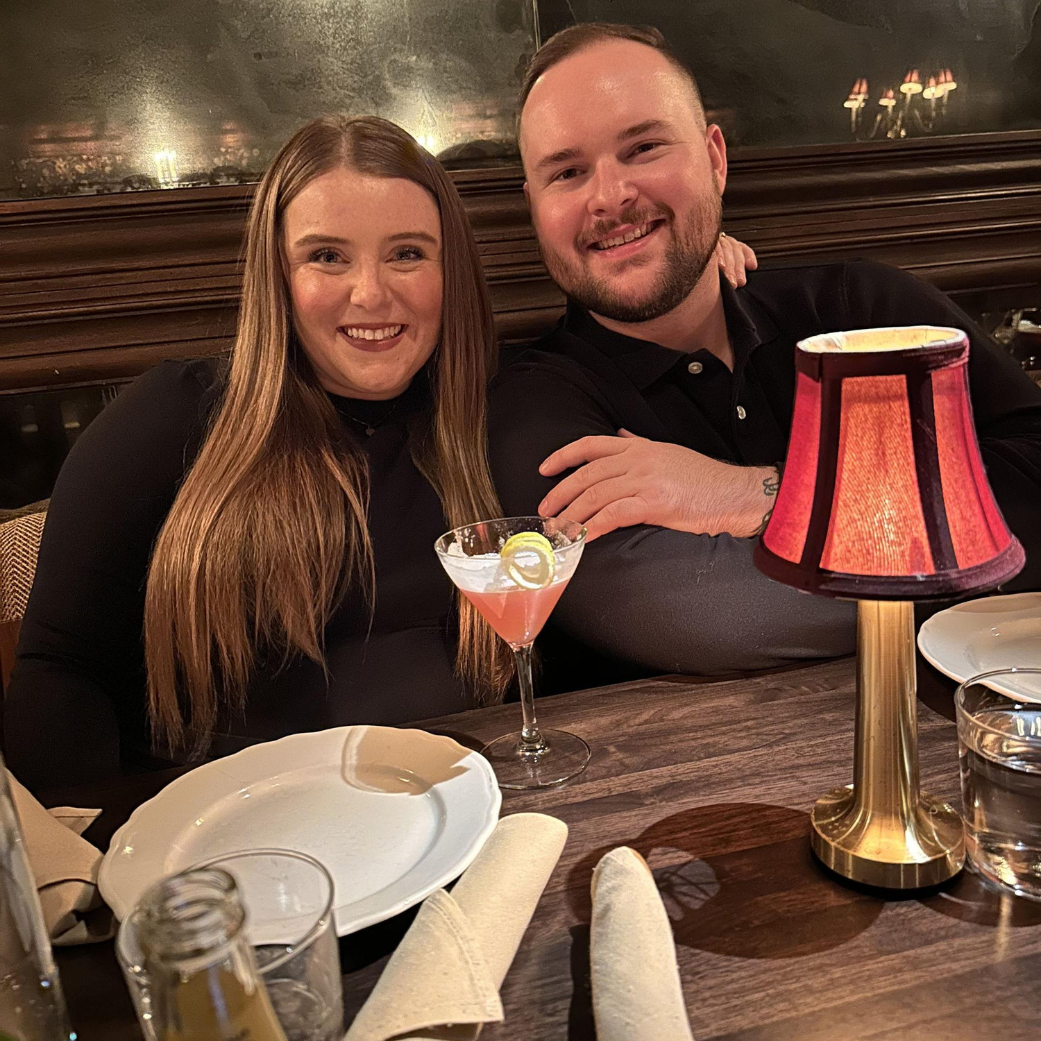 Dinner dates with our parents at our favorite restaurant, Gilt Bar!