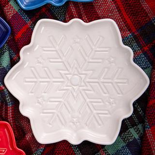 Snowflake Shaped Plate, Set of 4