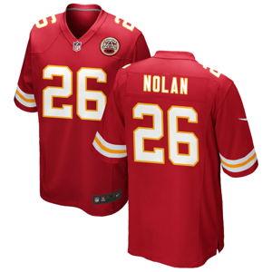 Men's Kansas City Chiefs Nike Red Custom Game Jersey