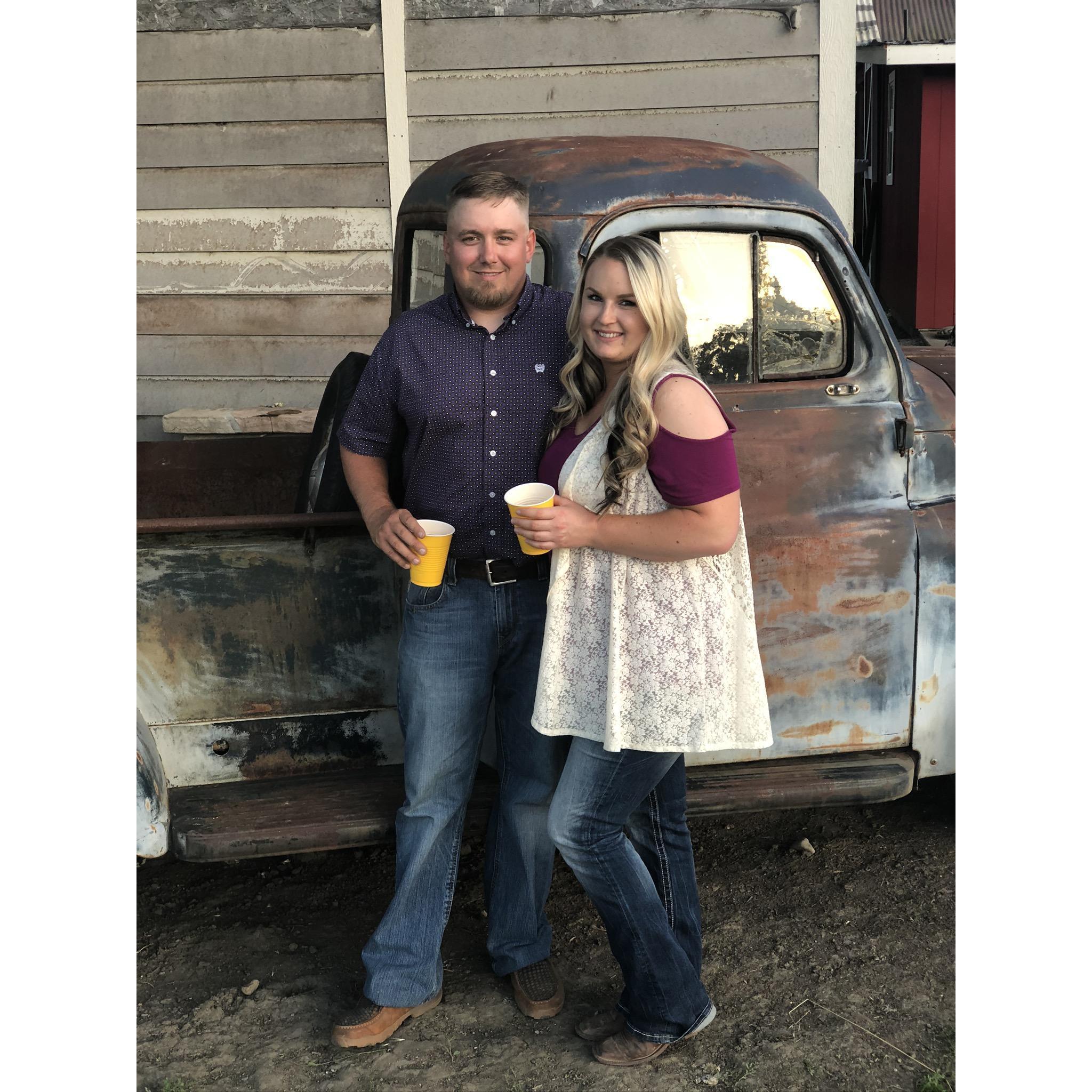 Our first out of town trip! We went to Fort Bragg and Mendocino before taking this picture at Kate's cousin's wedding