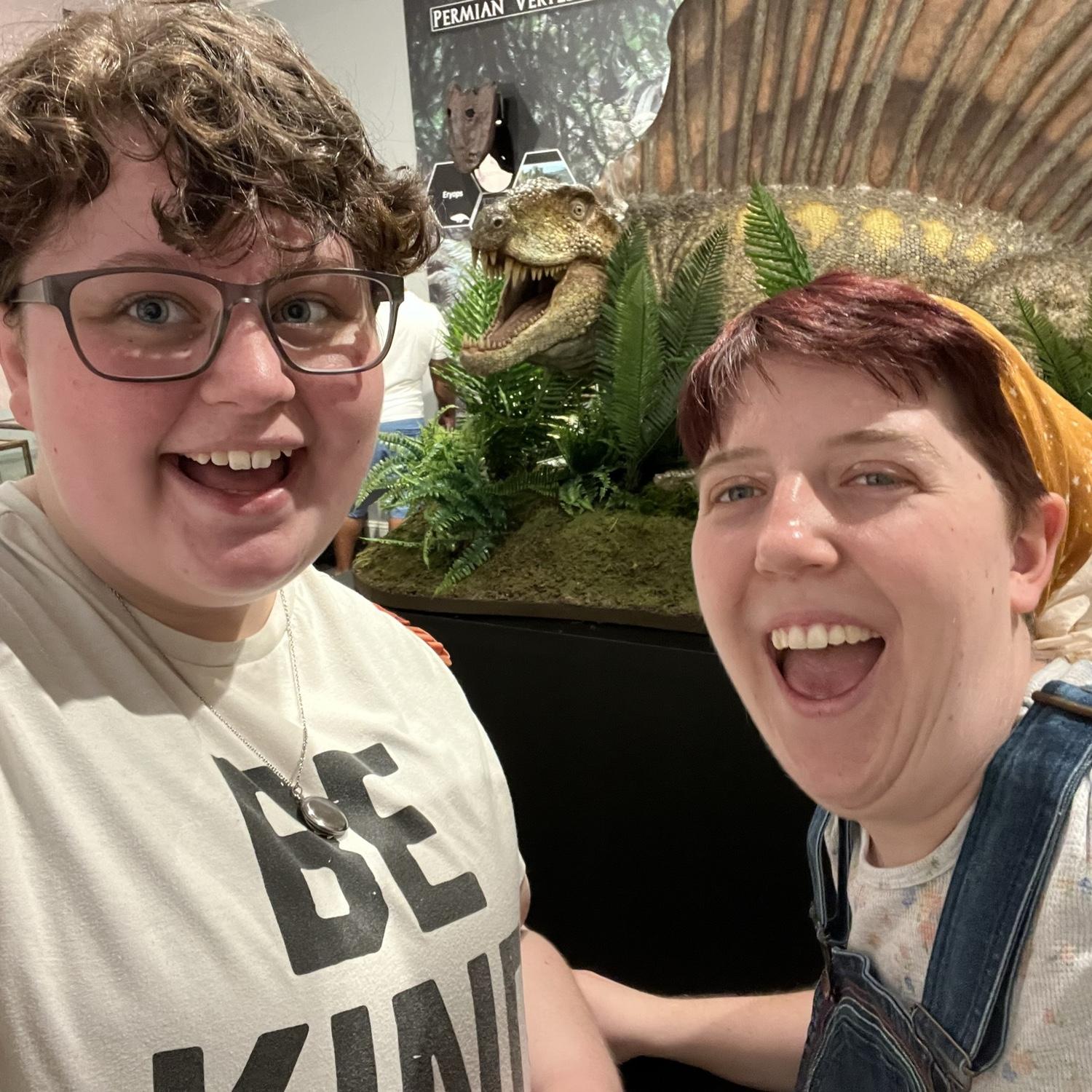 Amanda brought Sawyer to her favorite childhood museum for our first anniversary