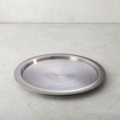 Hot/Cold 17-in. Round Stainless Steel Tray
