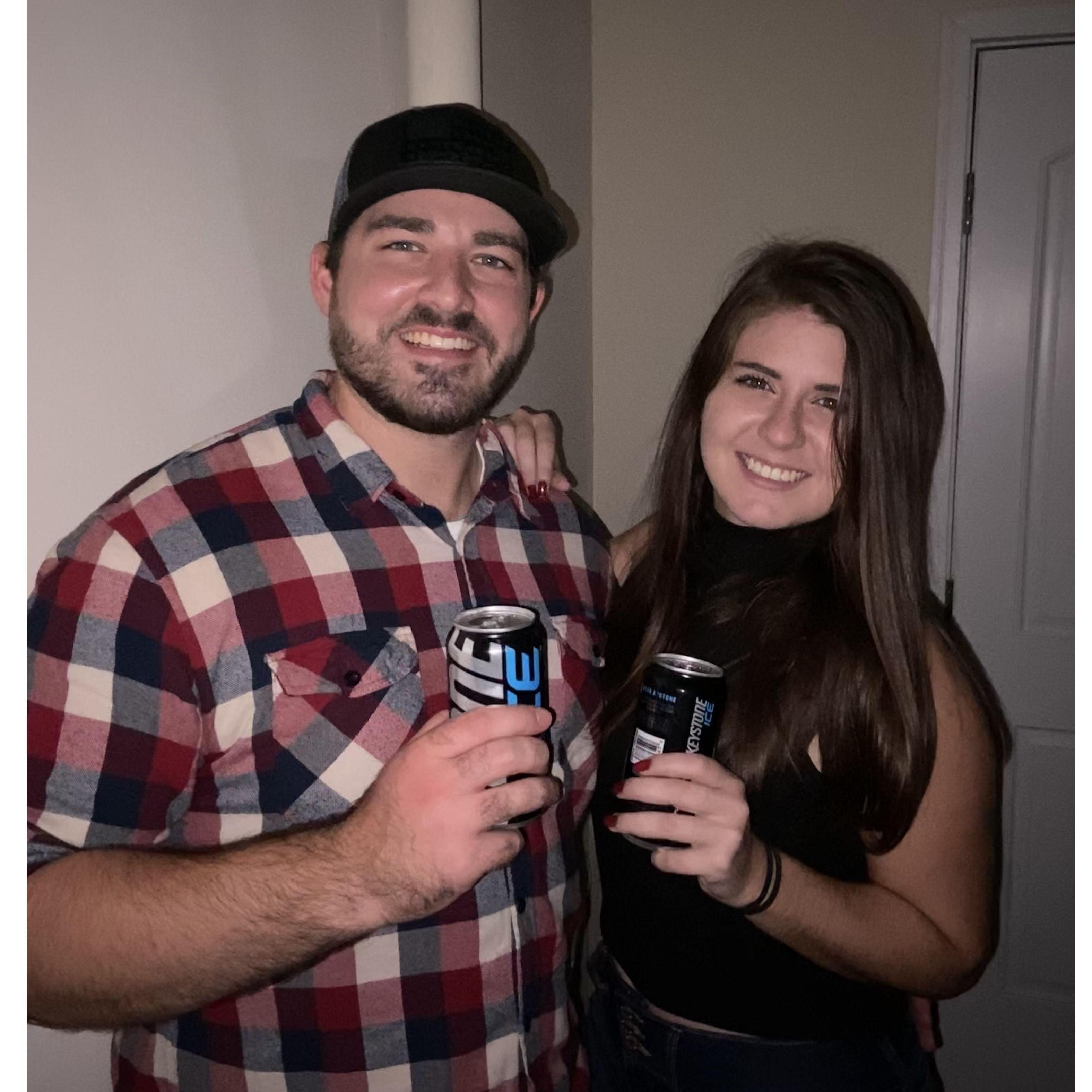 First outing as an "official" couple 2019