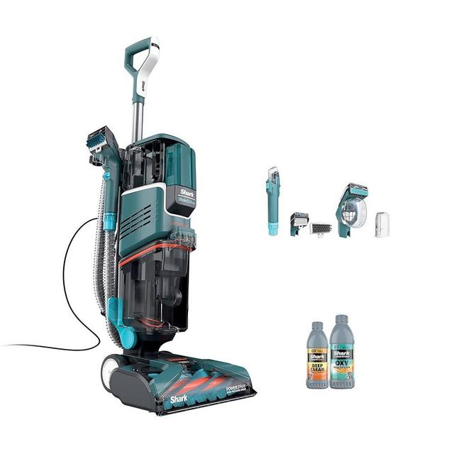 Shark R-EX205 CarpetXpert Carpet, Area Rug & Upholstery Cleaner with StainStriker, Built-in Spot & Stain Cleaner, Teal - Certified Refurbished, EX200 Series
