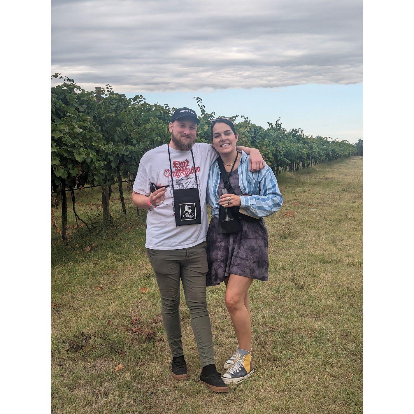 Wine tasting in Italy. 2023